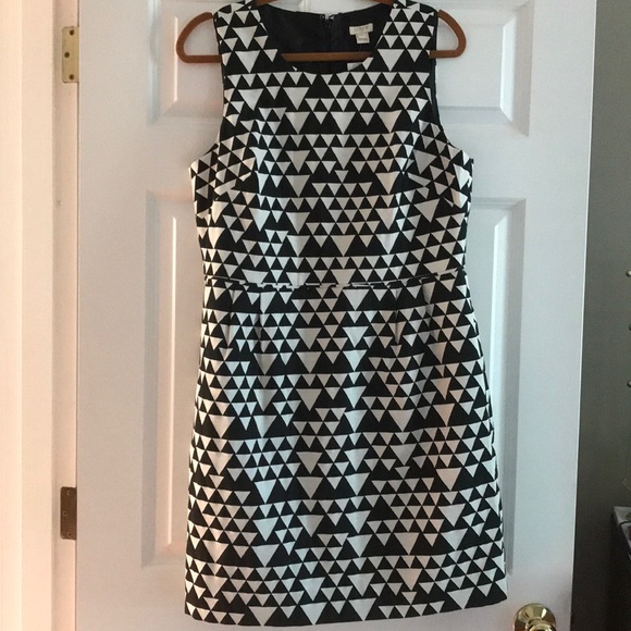 NWT J. CREW factory triangle dress - Picture 1 of 5